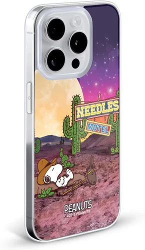 Miniatura 2 de Head Case Designs Funda de gel con licencia oficial de Peanuts Nebula Cactus Needles Snoopy Space Cowboy [protección de grado militar] compatible