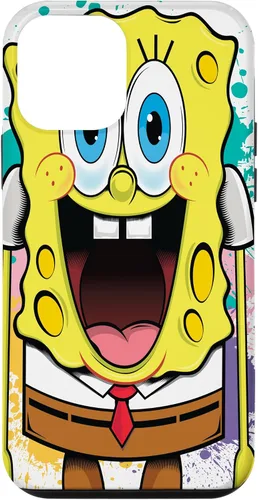 Miniatura 16 de Funda para iPhone 17 de Bob Esponja con salpicaduras de pintura