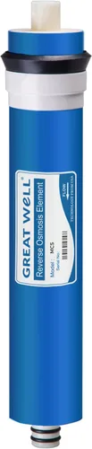 iSpring Membrana de ósmosis inversa Greatwell 50 GPD 11.75 x 1.75 pulgadas, repuesto para sistema de filtración de agua potable estándar bajo el