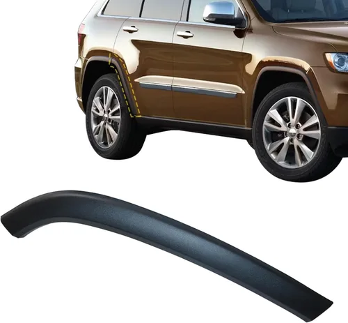SecosAutoparts Moldura de rueda de puerta trasera derecha del lado del pasajero 1MP36RXFAE, apto para Jeep Grand Cherokee 2011-2021 Reemplazar