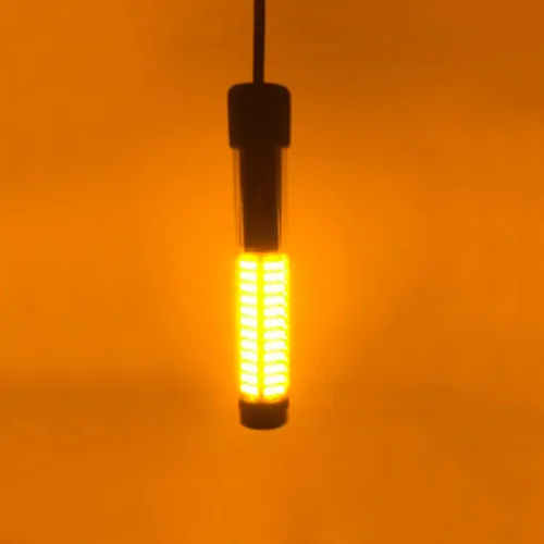 Miniatura 8 de SAMDO IP68 Lámpara LED submarina de 12V para pesca, luz de 1080 lúmenes que atrae peces, luz para pesca nocturna de 10.8W Blanco