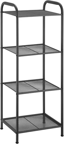 Miniatura 11 de Estante de almacenamiento MAX Houser con estante, soporte extensible para plantas de estilo industrial, unidades de estante de pie para cocina, Gris