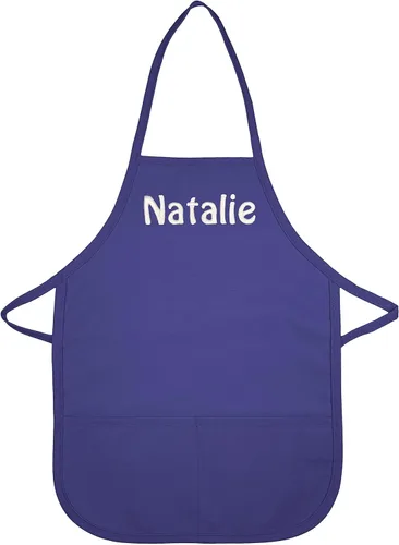 Miniatura 6 de Personalized Kids Apron - Chef Apron for Kids - Add a Name to Personalized Aprons for Girls or Boys Púrpura