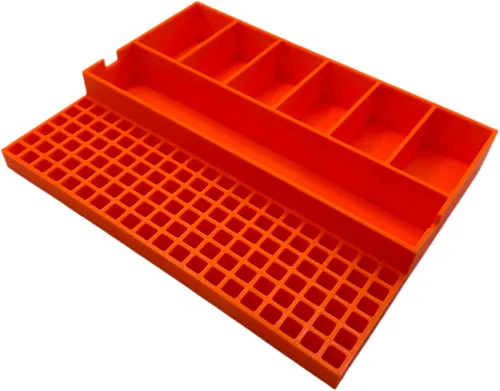Miniatura 5 de TOOLCRAFT3D Soporte de brocas de impacto diseñado para DEWALT Medium ToughCase (7 compartimentos + 120 bits) Solo inserto (negro)
