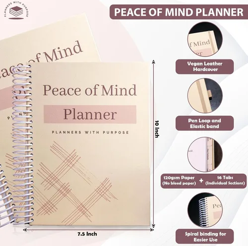 Miniatura 9 de Planners with Purpose Planificador de Fin de Vida - Arreglos Finales Guiados When I'm Gone Cuaderno de Trabajo Organizador para Información