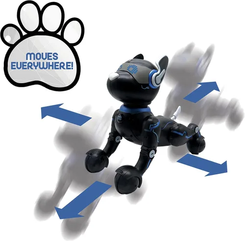 Miniatura 9 de LEXiBOOK Power Puppy - My Smart Robot Dog - Robot programable con control remoto, función de entrenamiento, baila, canta, efectos de luz, batería