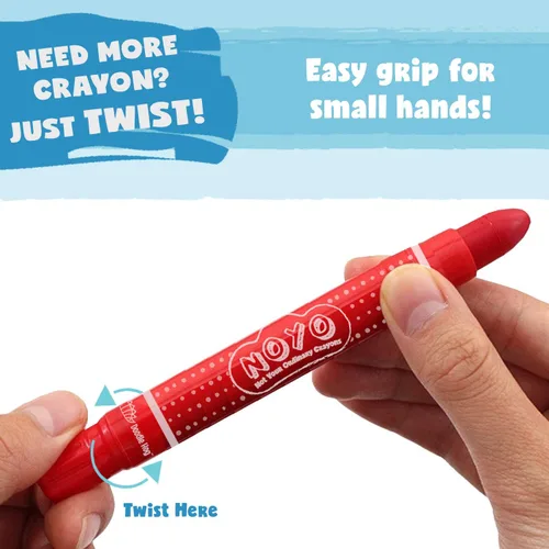 Miniatura 4 de DOODLE HOG Crayones lavables de 36 colores, para niños y niños pequeños, acuarela, no tóxico, 3 en 1, para niños de 4 a 8 años