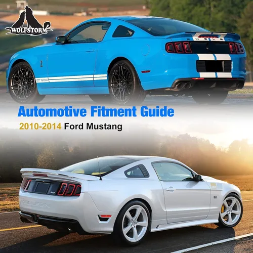 Miniatura 6 de WOLFSTORM Luz Trasera LED Compatible con Ford Mustang 2010 2011 2012 2013 2014 con Diseño de Luz de Giro Dinámico, Reemplazo de Luz Trasera