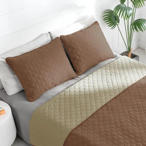Miniatura 2 de Easy-Going - Juego de edredón reversible tamaño full/queen con 1 edredón y 2 fundas de almohada, suave cubierta de edredón, colcha de microfibra
