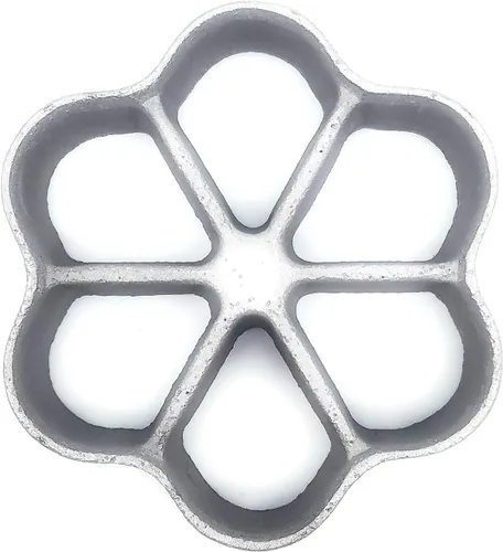 Miniatura 6 de Molde escandinavo de roseta Achappam, molde para buñuelos, fabricante de rosetas, herramienta de galletas de roseta, molde de aluminio fundido