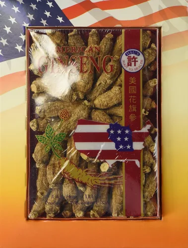 Miniatura 14 de Hsu's SKU 0130-4 Caja de raíces de ginseng americano de Wisconsin medio corto extra grande de 4 onzas para té, sopa y regalos, premium, sin OMG, sin