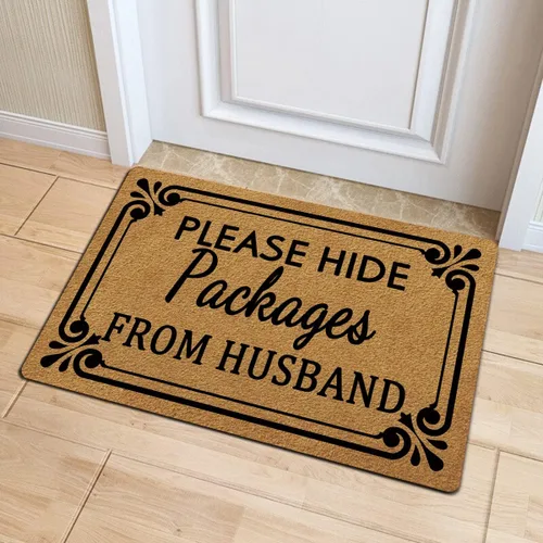 Miniatura 3 de Nobranded Tapete de bienvenida (29.5 x 17.7 pulgadas) antideslizante, divertido tapete personalizado para decoración del hogar en puerta, cocina