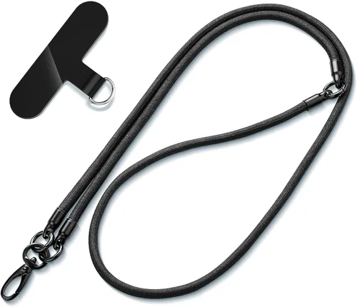 Cordón para teléfono, correas antirrobo 3 en 1, cordón cruzado, soporte para el cuello y correa para la muñeca, correa universal desmontable para