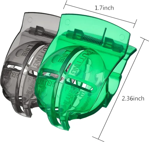 Miniatura 2 de Paquete de 1 marcador de pelota de golf de triple línea de 360°, herramienta de marcador de línea de pelota de golf, plantilla de marcador de pelota