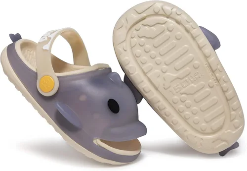 Miniatura 4 de LCKSDP Sandalias para niños y niñas, talla 9, Dophin, tiburón, sandalias para niños, talla 7, 8, 10, 11, 12, antideslizantes, para playa, piscina