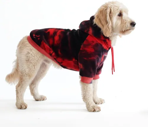 Miniatura 132 de Spark Paws Sudadera con capucha para perro, suéter de primera calidad para perros pequeños, medianos y grandes Trajes cálidos para bulldogs