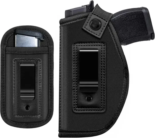 Miniatura 12 de Funda de pistola para mujeres/hombres, fundas IWB universales para transporte oculto, fundas de pistola diestra/siniestra, compatibles con S&W M&P