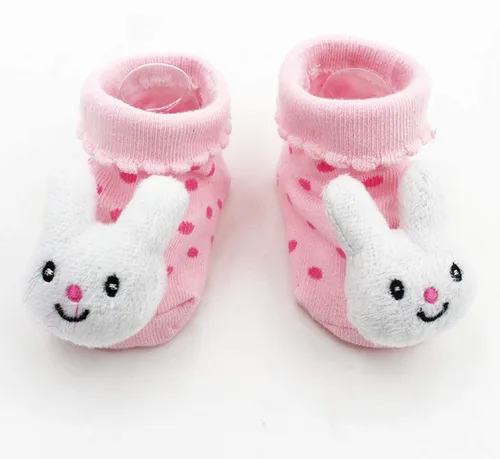 Miniatura 8 de Pack de 6 calcetines para recién nacidos con diseño de dibujos animados para bebés