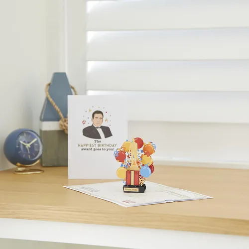 Miniatura 5 de Lovepop Tarjeta emergente de feliz cumpleaños para ella y él – Tarjetas de felicitación de cumpleaños 3D The Office para niños, niñas, hombres