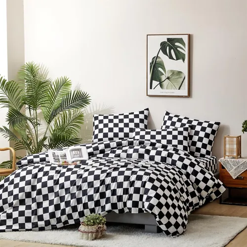 Miniatura 319 de CLOTHKNOW - Juego de edredón verde militar tamaño completo de 3 piezas, juego de ropa de cama verde oscuro, edredón suave con 2 fundas de almohada