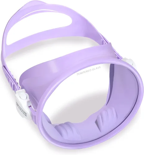 Miniatura 7 de Water Space Diving Mask for Youth Adults Men Women Oval Tempered Glass Lens 180° Clear View Snorkeling Swimming