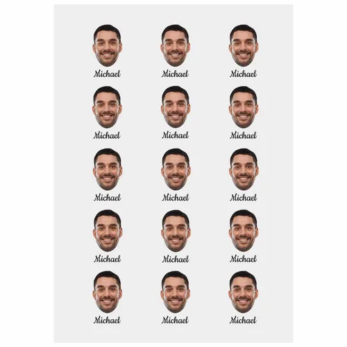 Miniatura 4 de YESCUSTOM Tatuajes temporales personalizados con foto, tatuaje facial personalizado con logotipo para adultos, parejas, mujeres, hombres, tatuajes