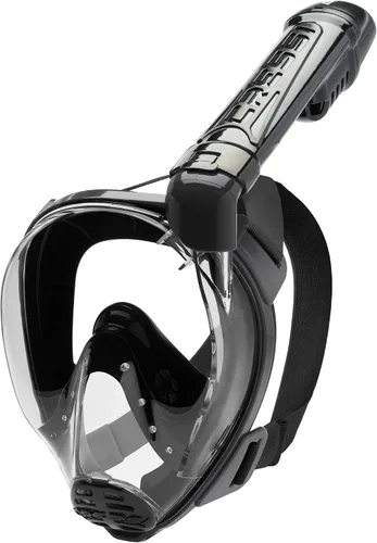 Cressi Máscara facial completa para esnórquel para adultos, vista amplia y clara, sistema antivaho y fácil respiración, Baron: diseñada en Italia