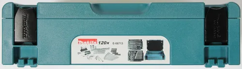 Miniatura 6 de Makita E-08713 Juego de mantenimiento de 120 piezas suministrado en una caja Makpac