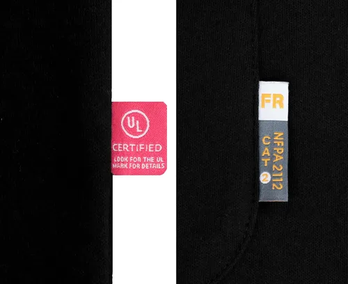 Miniatura 82 de KONRECO Camisas FR para hombre resistentes al fuego/ignífugo CAT2 7oz algodón dos tonos y camisa Henley