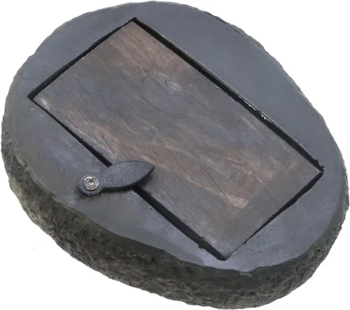 Miniatura 7 de KUMGROT Oculta una llave falsa para decoración exterior, soporte seguro para ocultar llaves fuera de piedra falsa para jardín al aire libre