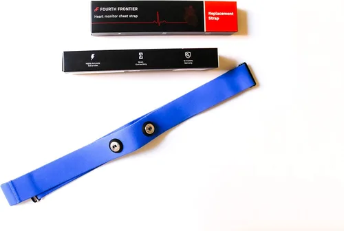 Miniatura 10 de Frontier X Correa de repuesto para monitor de pecho de frecuencia cardíaca, compatible con Frontier X2 Wahoo Tickr Polar Garmin HRM Coospo Negro