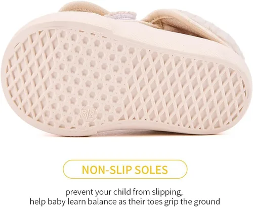 Miniatura 80 de BMCiTYBM Botas de nieve de invierno para bebés y niños pequeños, de piel sintética, cálidas, antideslizantes, zapatos para primeros pasos