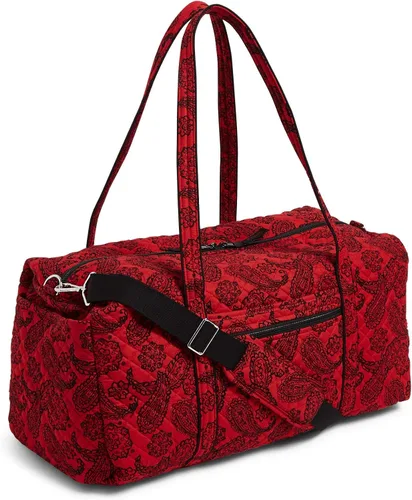 Miniatura 3 de Vera Bradley Women's Cotton Collegiate Large Travel Duffle Bag (Multiple Teams Available)