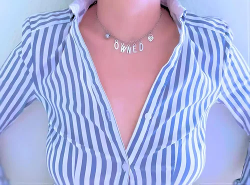 Miniatura 5 de Joyería de pulsera tobillera con dije de cerradura - BDSM Bondage, Acero inoxidable, Ágata