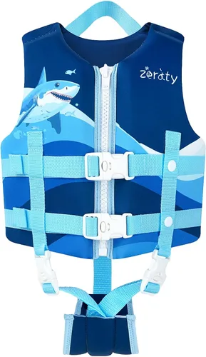 Miniatura 8 de Zeraty - Chaleco de natación para niños de neopreno, chaleco flotante para niños, ayuda para nadar para niños niñas y niños, 20-30-40-50-60-70-80