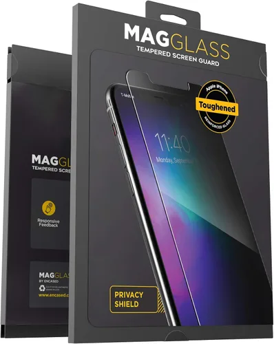 magglass Protector de pantalla de privacidad diseñado para iPhone 11, protector de pantalla de vidrio templado antiespía resistente a las huellas