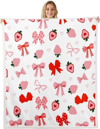 Miniatura 9 de Manfei Manta de vellón con diseño de mariposas florales en acuarela, manta acogedora para cama, sofá, decoración de habitación de niños, niñas