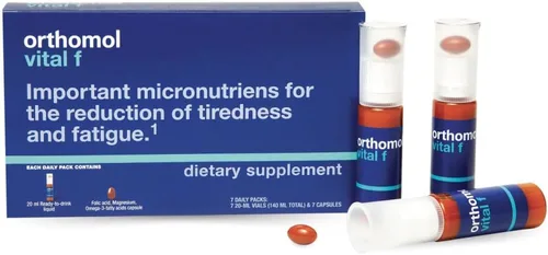Miniatura 8 de Orthomol Vital F Polvo y Tableta en Sobre, Multivitamínico para Mujeres, Suministro de 30 Días, Vitaminas A, B, C, D, E, K, Calcio, Yodo, Omega-3