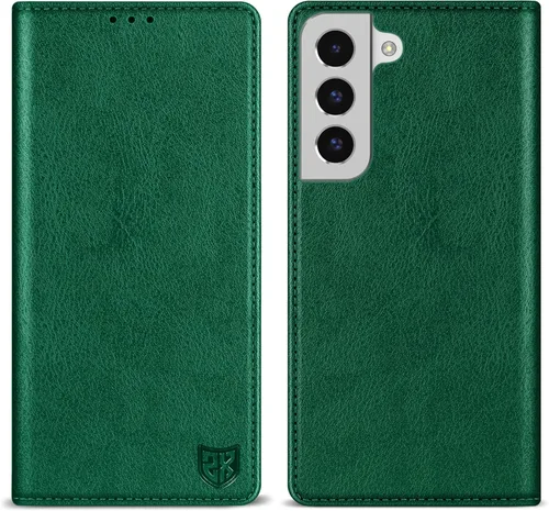 Miniatura 15 de ZZXX Funda tipo cartera para Samsung Galaxy S22 Plus con bloqueo RFID, soporte de ranura para tarjetas, funda protectora de cuero magnético fuerte