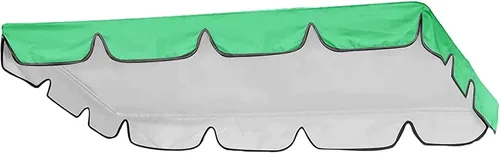 Miniatura 16 de Juego de fundas de repuesto para columpio de toldo, juego de repuesto para columpios de 2/3 plazas, protección para todo tipo de clima, columpios