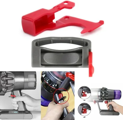 Miniatura 2 de Kit de botón de interruptor y bloqueo de gatillo para accesorios de aspiradora Dyson V11/V10
