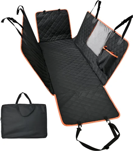 Miniatura 11 de Amazon Basics Funda impermeable para asiento de automóvil para perro, protector a prueba de arañazos para mascotas, banco trasero de automóvil, 56 x