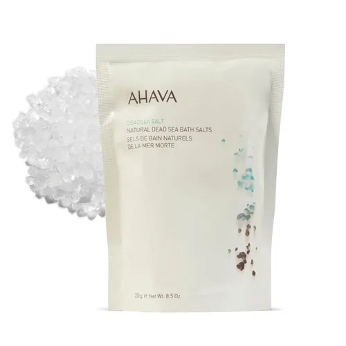 AHAVA Sal de baño mineral del mar muerto - Relajación intensa para cuerpo y mente, eleva la humedad, suaviza y alivia los músculos doloridos,