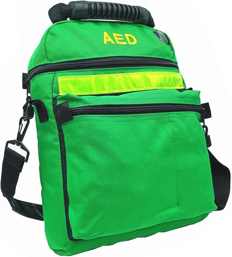 Miniatura 9 de Bolsa de primeros auxilios AED Medical 1st Aid Vacía Rescate Desfibrilador Bolsas de primeros auxilios para protección sanitaria crítica de Negro