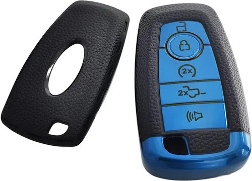 Miniatura 5 de Funda de TPU para Llavero Control Remoto sin Llave Estuche Bolsa para 2018 2019 2020 2021 2022 2023 2024 2025 Ford Edge Explorer Expedition Mustang