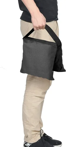 Miniatura 6 de EMART Bolsa de arena resistente mejorada, bolsa de peso para estudio de video fotográfico, diseño de alforja para fotografía, soporte ligero, base