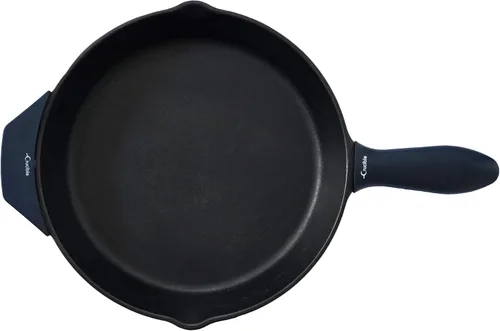 Miniatura 7 de Soporte de silicona para mango caliente + soporte de asistencia, agarradera (paquete de 2 unidades de negro mezclado) para sartenes de hierro
