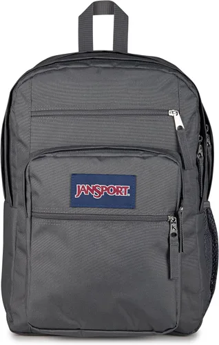 Miniatura 73 de JanSport Mochila para portátil - Bolsa para computadora con 2 compartimentos, tirantes ergonómicos, funda para portátil de 15 pulgadas, asa de Gris