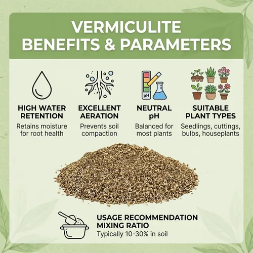 Miniatura 7 de Sukh Vermiculita orgánica de 14.6 onzas para plantas de jardinería, enmiendas finas para suelos hortícolas, aditivo a granel, perfecto en maceta