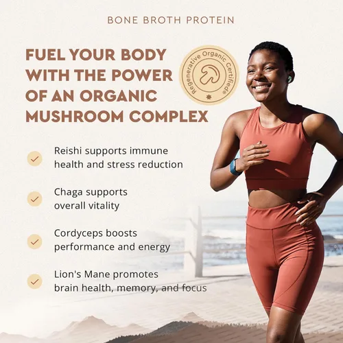 Miniatura 4 de Ancestral Supplements Polvo de Proteína Alimentado con Pasto, Chocolate, Basado en Caldo de Hueso de Vaca con Órganos de Vaca y Hongos Orgánicos